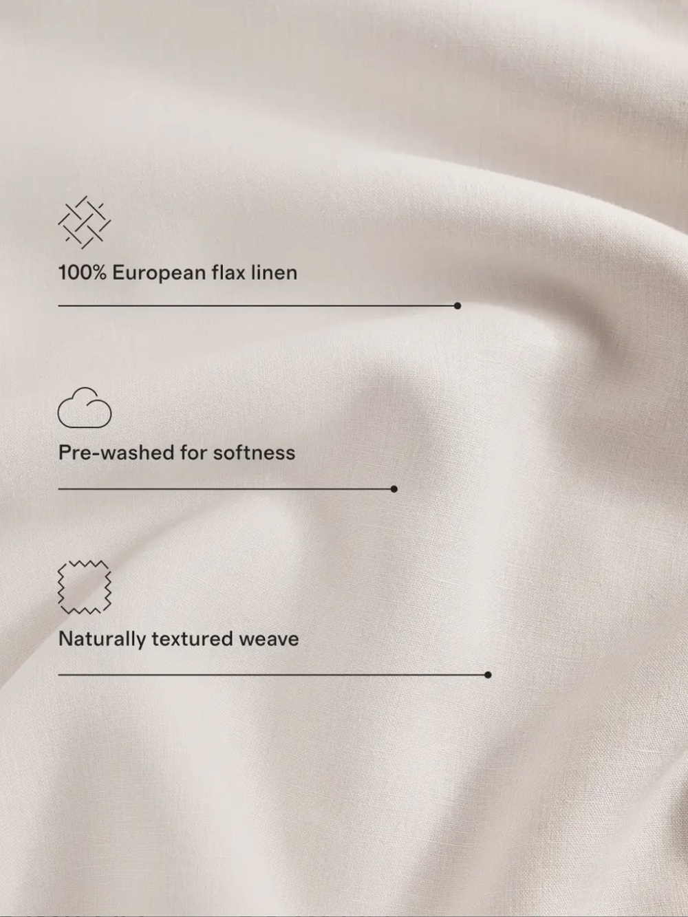 New Quince European Linen Duvet - Picture 6 of 6